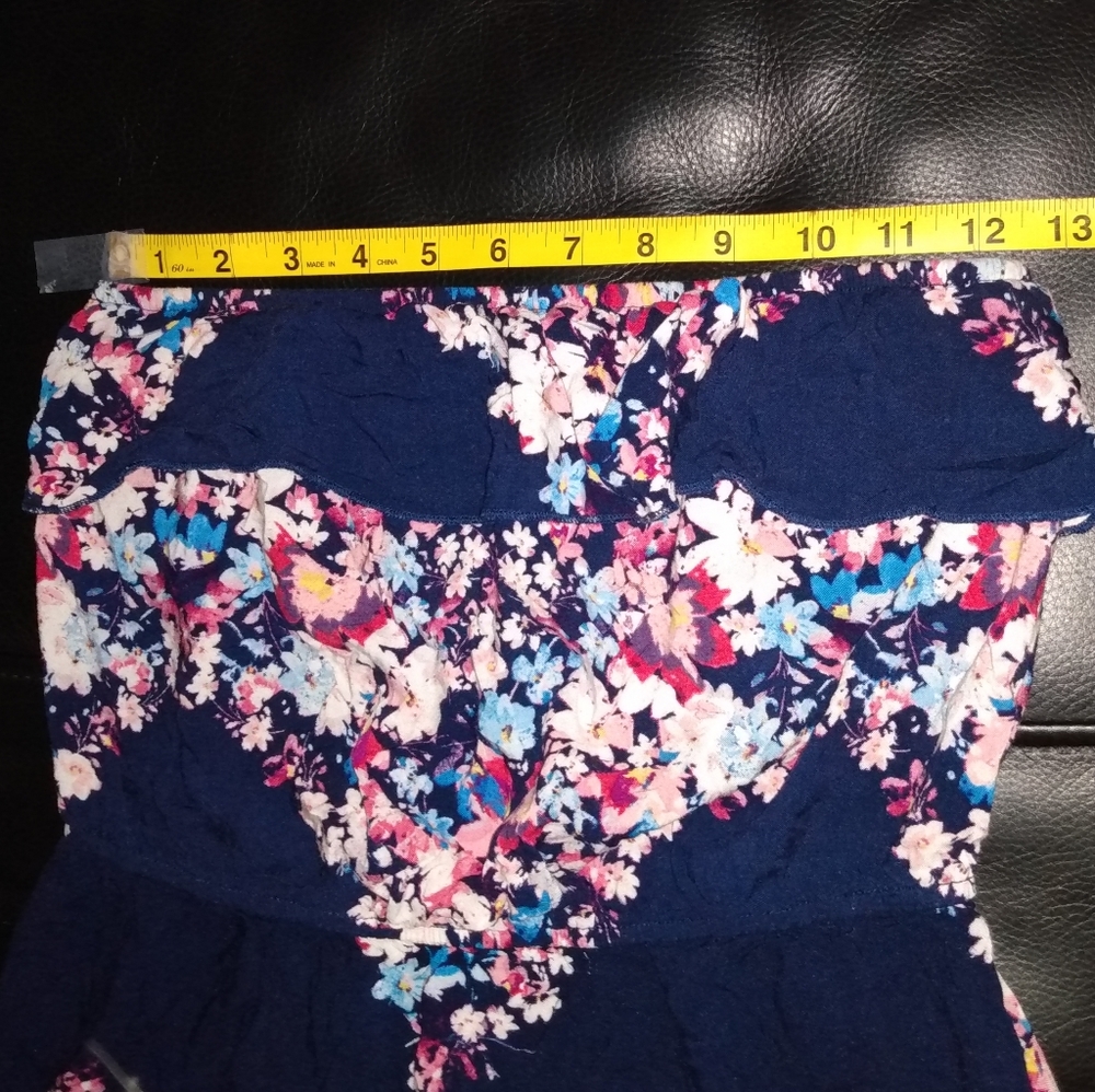 Trixxi Strapless High Low Floral Dress - Picture 6 of 8